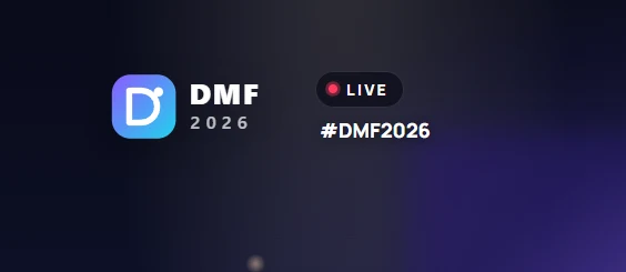 Corner logo and “Live” bug