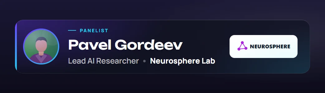 A speaker title with one key
